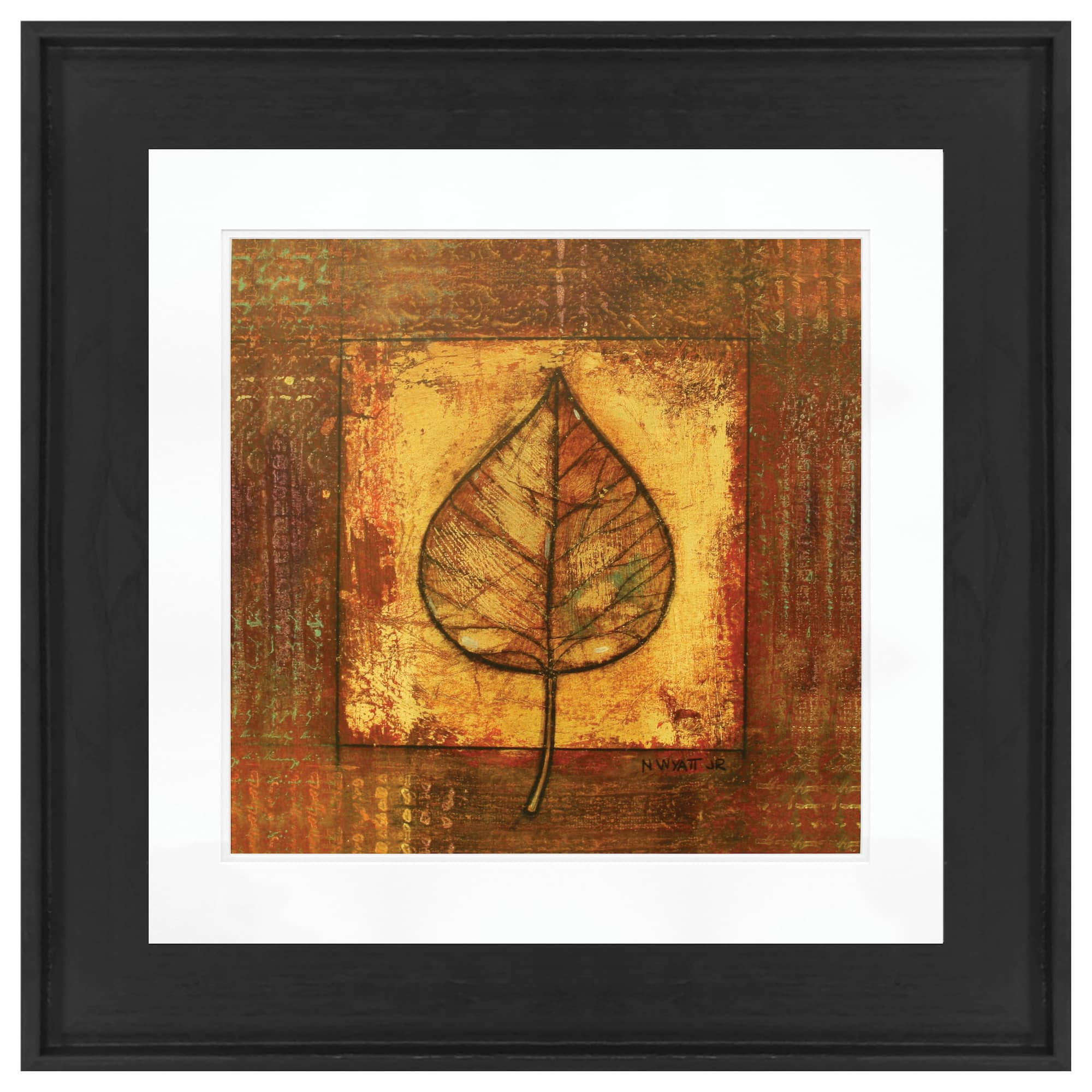 Timeless Frames® Autumn Leaf Print Black Framed Wall Art